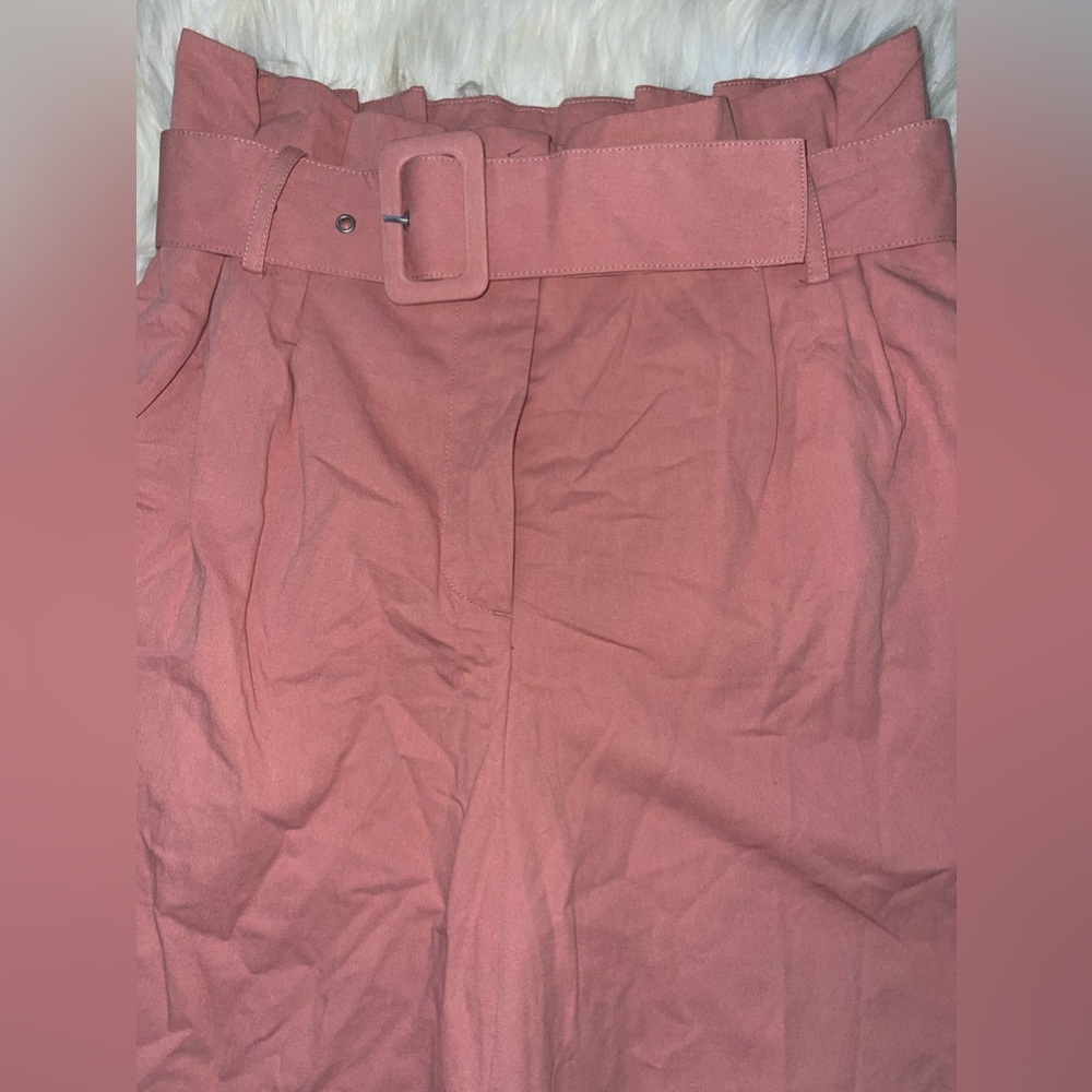 NWOT ZARA HIGH WAIST TROUSERS CULOTTES WITH BELT - Picture 11 of 16